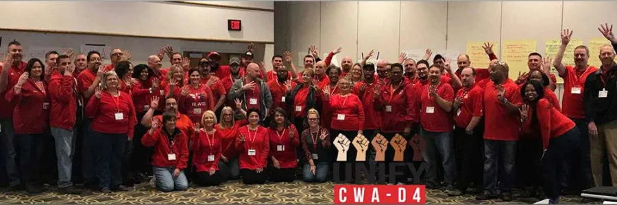 CWA District 4 members and staff